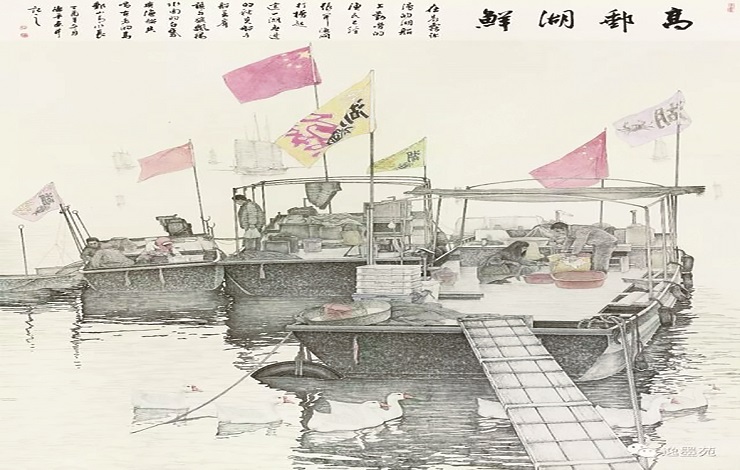 名城首次迎来了国家级的画展—— "邮驿路 运河情"全国中国画作品展